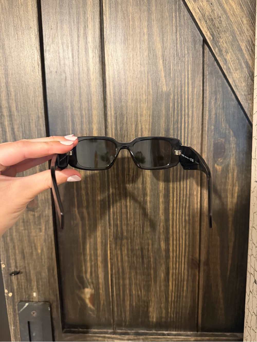 Authentic Prada Black Gloss Women's Sunglasses - Picture 4 of 8